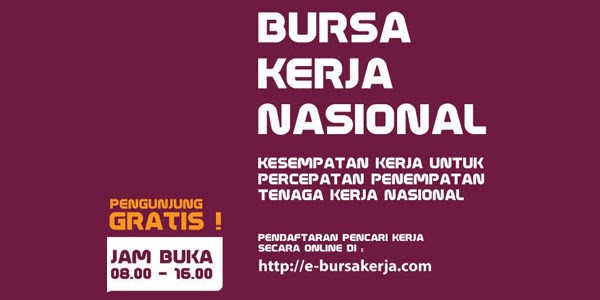 Hadirilah Job Fair terbesar di Indonesia yang diselenggarakan oleh Kementerian Ketenagakerjaan RI. Jangan lewatkan kesem 